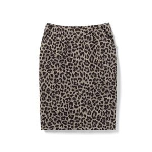 Cabi Leopard Print Pencil Skirt